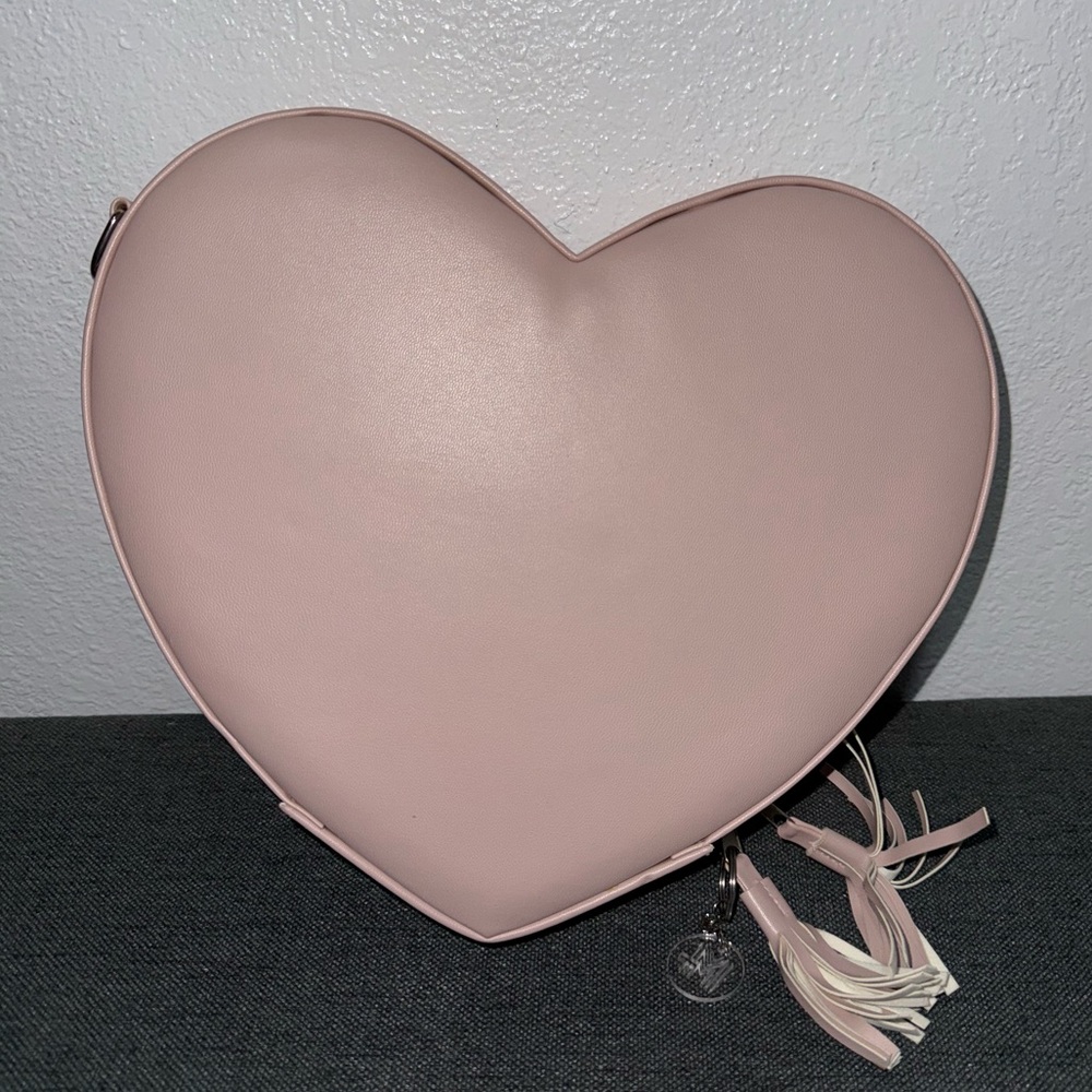 Pale Pink Custom Heart Shaped Crossbody